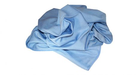 Microfibre Glass Finishing Cloths 40cm x 40cm (Blue)