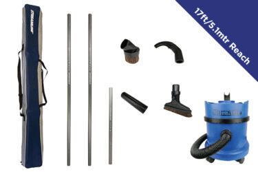 230V High Level Internal Dusting Vacuum Kit - 17ft/5.1mtr Reach