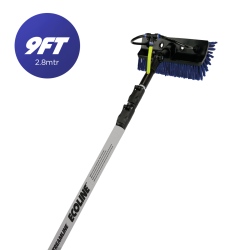 Ecoline&trade; Glass Fibre Telescopic Pole 2-Section, 2.8mtr, 12ft Reach (Brush Not Included)