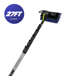 Ecoline&trade; Glass Fibre Telescopic Pole 5-Section, 8.4mtr, 30ft Reach (Brush Not Included)