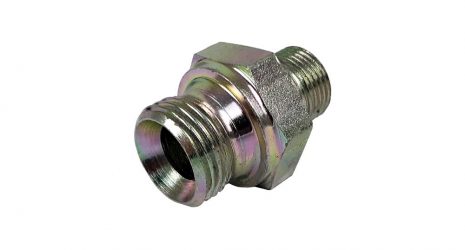 Threaded Male Connector - 1/2"M - 3/8"M