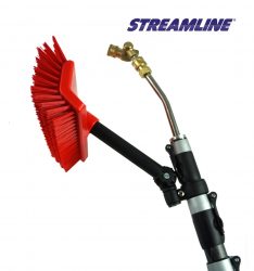12" Pole Head Brush Attachment With Metal Swivel