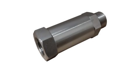Inline Filter ½  inch F - ½  inch M, stainless steel