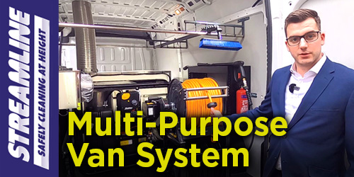 Multi-purpose window cleaning van