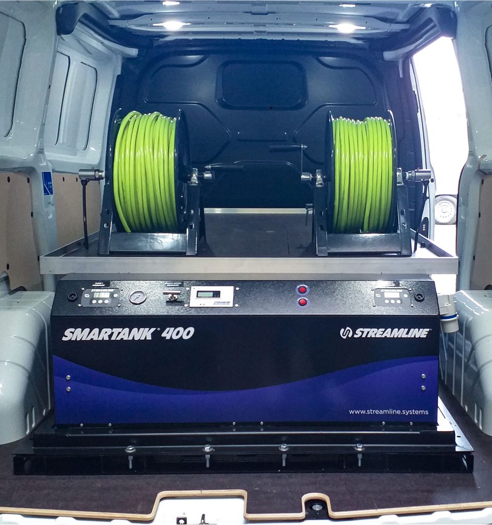 Smartank&reg; 400ltr Skid system complete with pumped RODI filtration