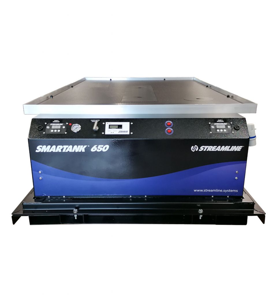 Smartank&reg; 650ltr Skid system complete with pumped RODI filtration