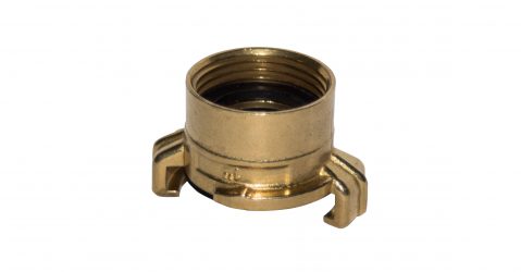 Brass Geka Connector - 1 inch F