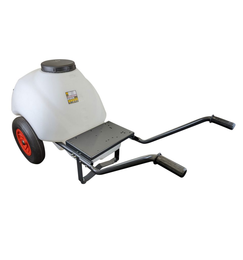 COMET 120-litre Barrow – tank mounted on sturdy metal frame with large 15 inch wheels