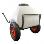 COMET 120-litre Barrow – tank mounted on sturdy metal frame with large 15 inch wheels