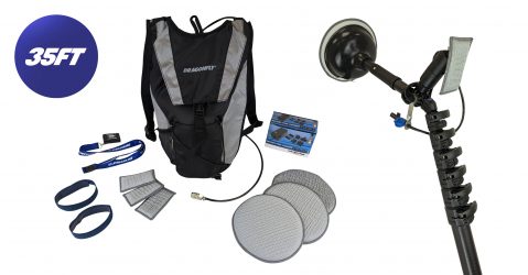 Dragonfly® CCTV Cleaning Kit Complete with 10mtr OVA8® Reach Pole