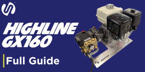 Using a Highline GX160 Pressure Washer