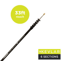 Streamline® OVA8® Kevlar Power Pole Complete - 33ft Reach