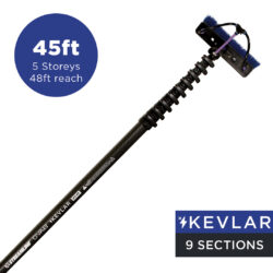 Streamline® OVA8 Carbon Pole 9 Section 45ft (48ft reach) Ecoline™ - Kevlar Base Section