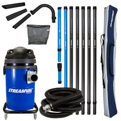 Streamvac™ S3 Professional Gutter Cleaning Vacuum Kit - 37ltr - 34ft/10.5mtr Reach