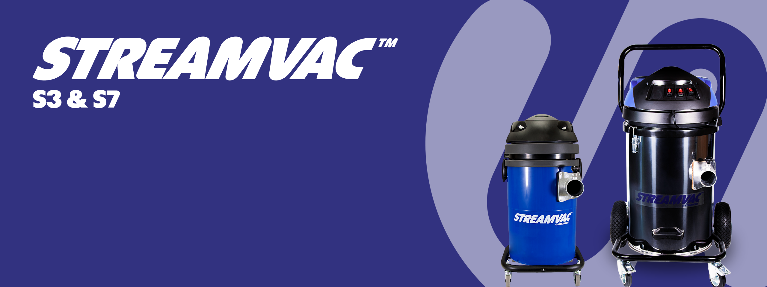 Streamvac S3 and S7 Gutter Vacuums
